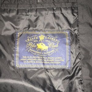 Black Polo Ralph Lauren jacket no sleeve big pocket